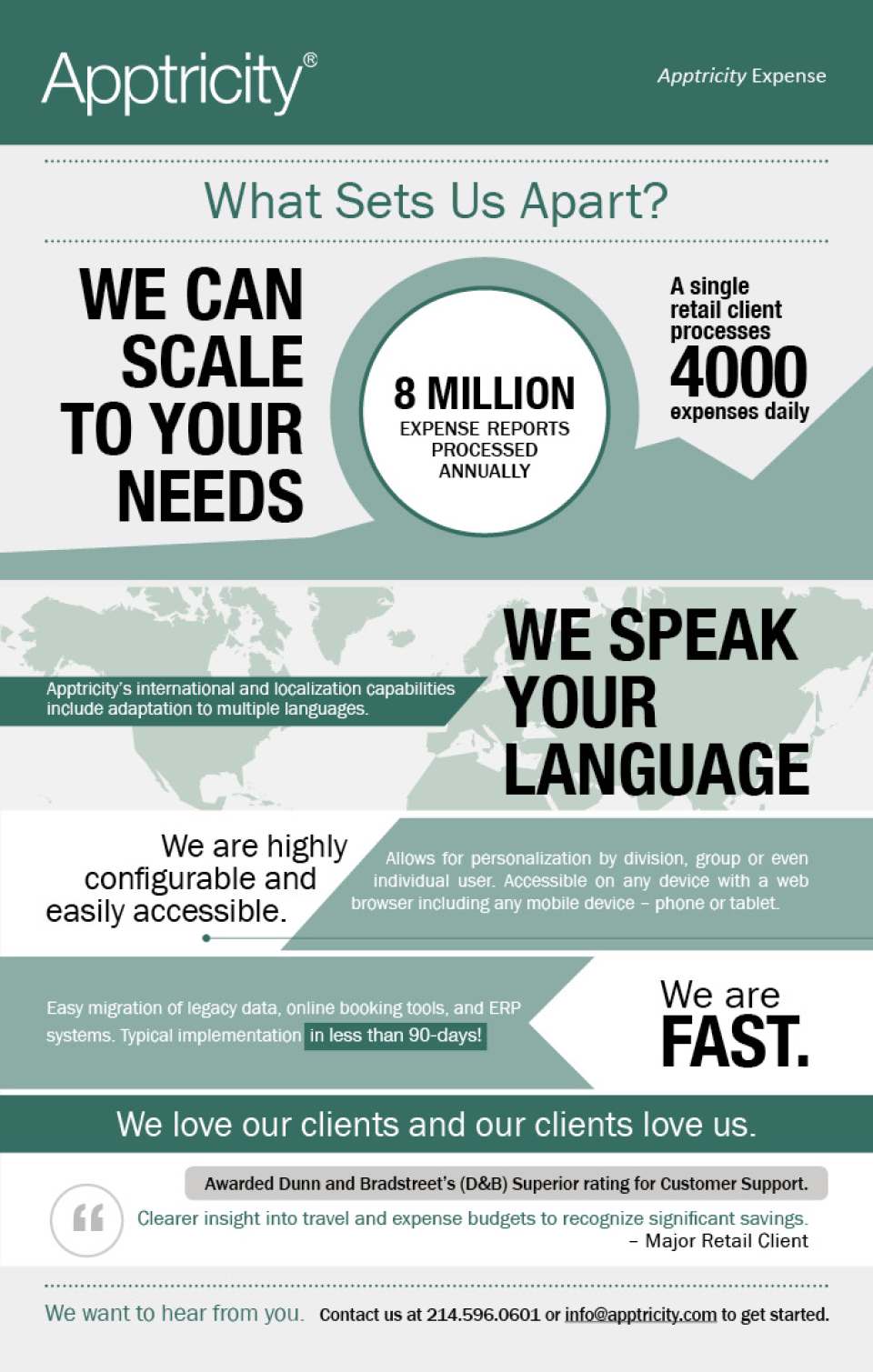 screenshot of Apptricity Travel and Expense